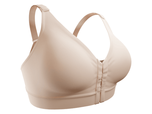 Post Surgery Compression Bra | Non Lace | Bombshell Nude