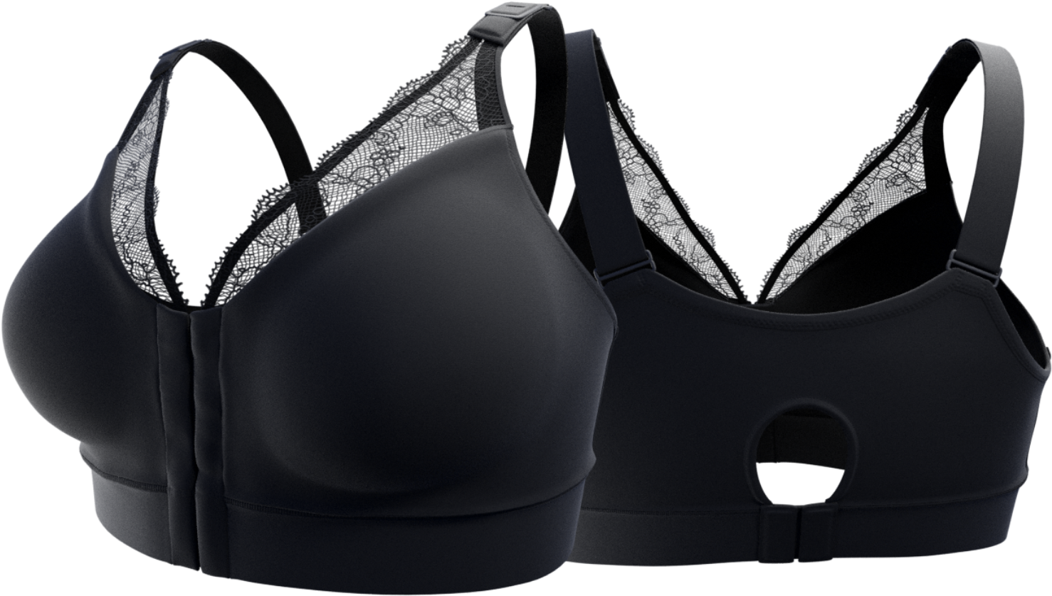 Lipoelastic P1 Extra Variant Post Surgical Compression Bra Black Only