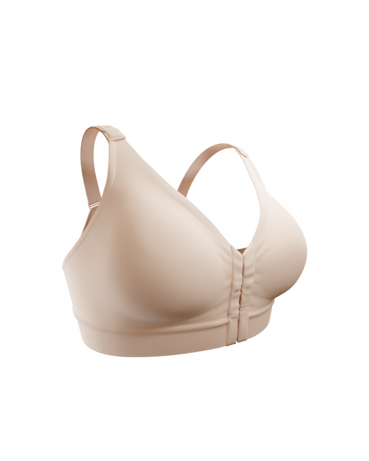 Post Op Compression Bra | Non Lace | Bombshell Nude